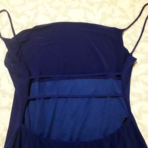 Women's Saints 21 size small dark blue velour dress - Picture 4 of 4